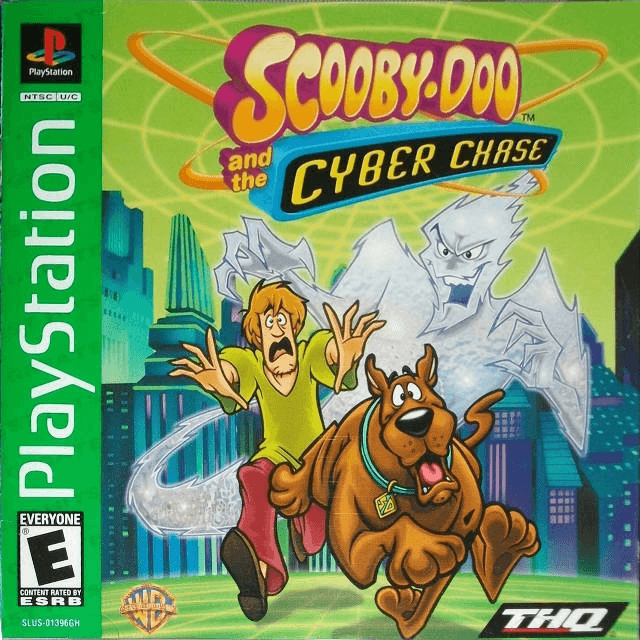 Scooby Doo Cyber Chase box art for Playstation
